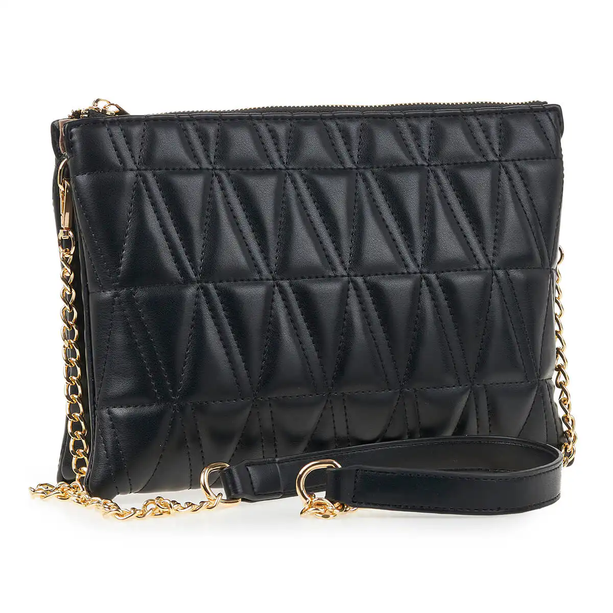 Verde Γυναικεία Τσάντα Χιαστί 16-6939 Ασημί