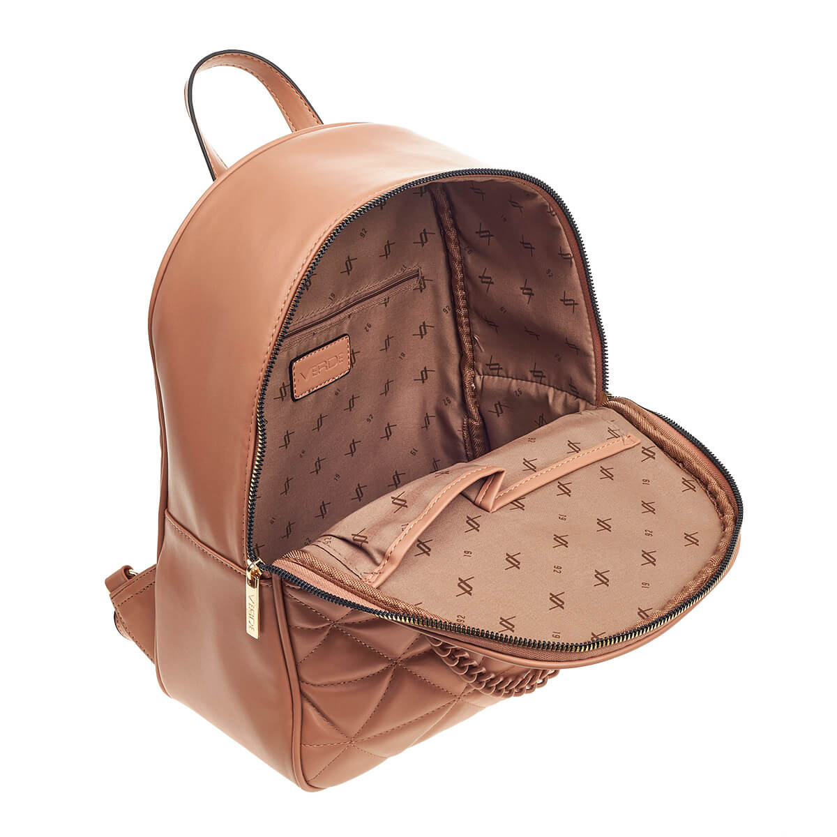 Verde Γυναικείο Σακίδιο Πλάτης 16-6948 Φυσικό Ρόζ