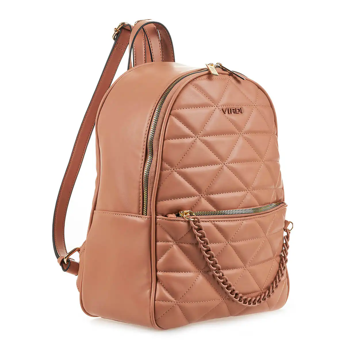 Verde Γυναικείο Σακίδιο Πλάτης 16-6948 Φυσικό Ρόζ