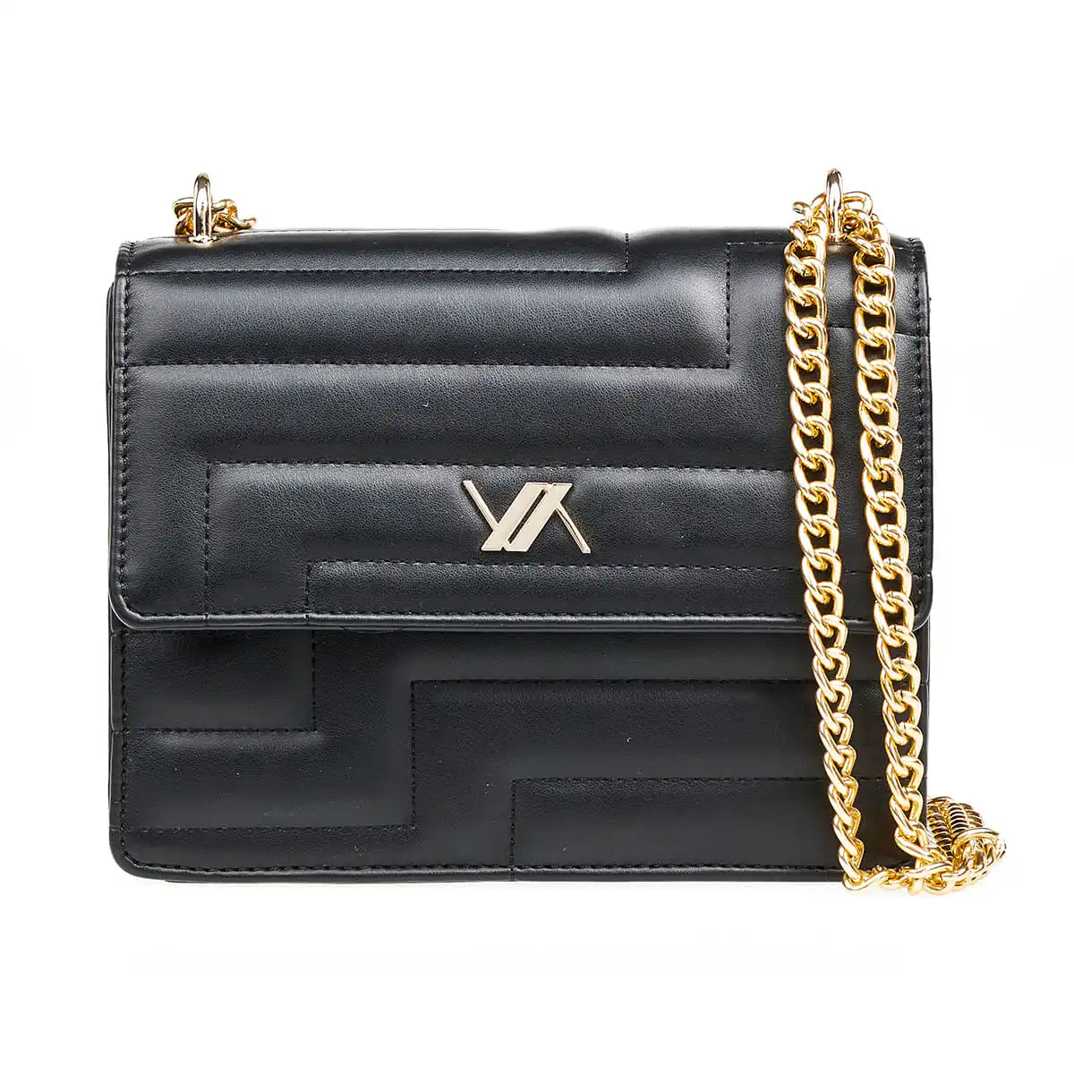 Verde Γυναικεία Τσάντα Ώμου 16-6967 Μαύρο