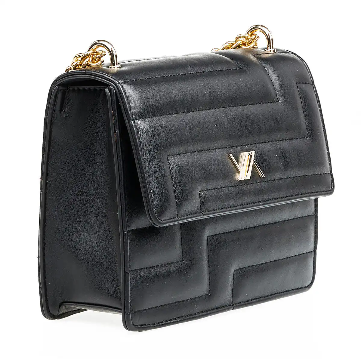 Verde Γυναικεία Τσάντα Ώμου 16-6967 Μαύρο