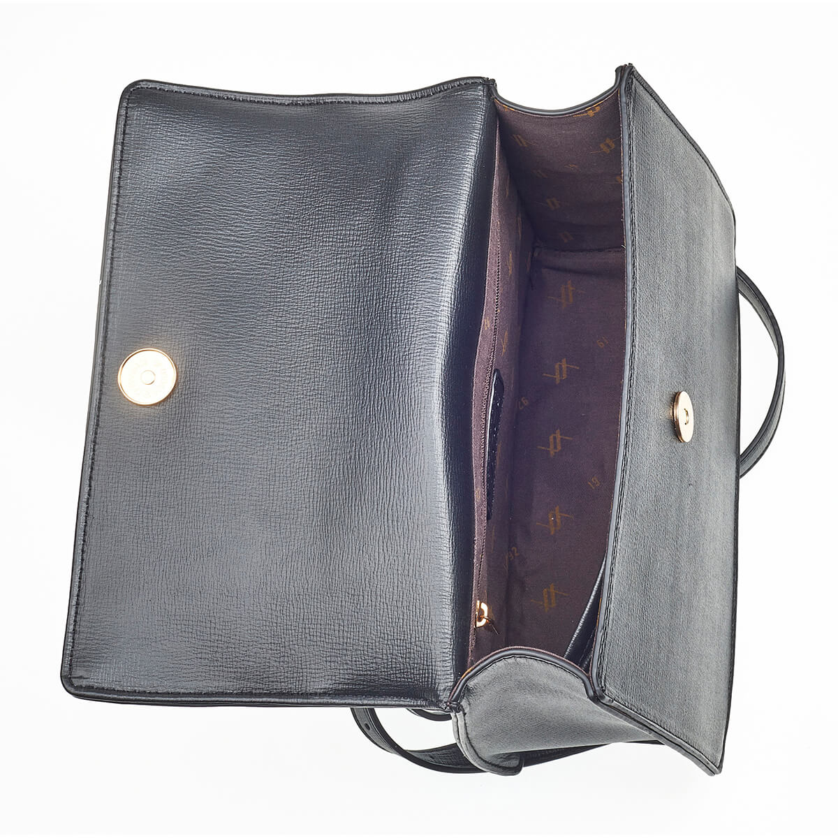 Verde Γυναικεία Τσάντα Χιαστί 16-6983 Μαύρο