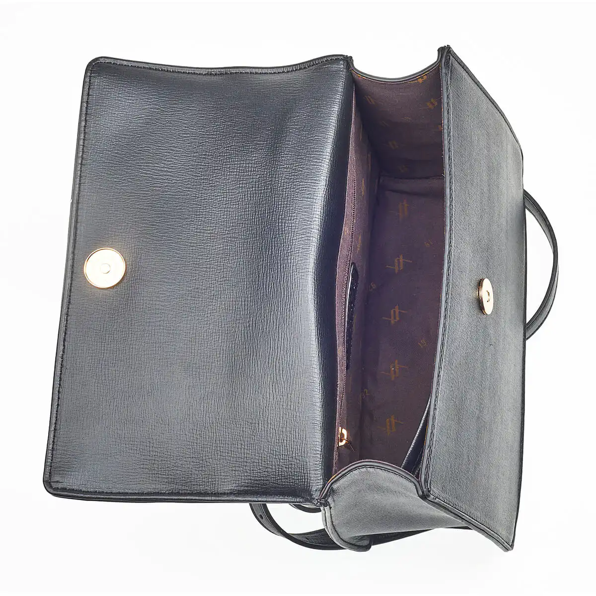 Verde Γυναικεία Τσάντα Χιαστί 16-6983 Μαύρο