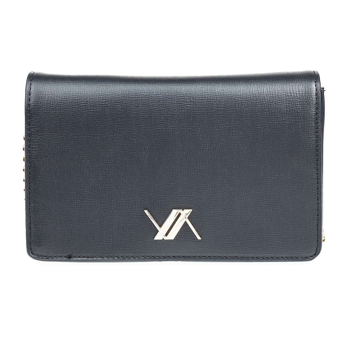 Verde Γυναικεία Τσάντα Χιαστί 16-6984 Μαύρο