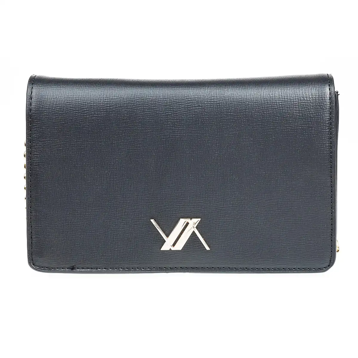 Verde Γυναικεία Τσάντα Χιαστί 16-6984 Μαύρο