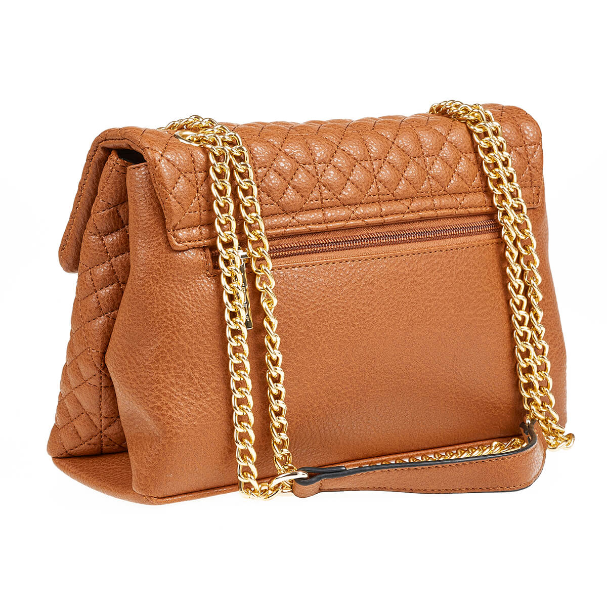 Verde Γυναικεία Τσάντα Ώμου 16-6985 Καμηλό