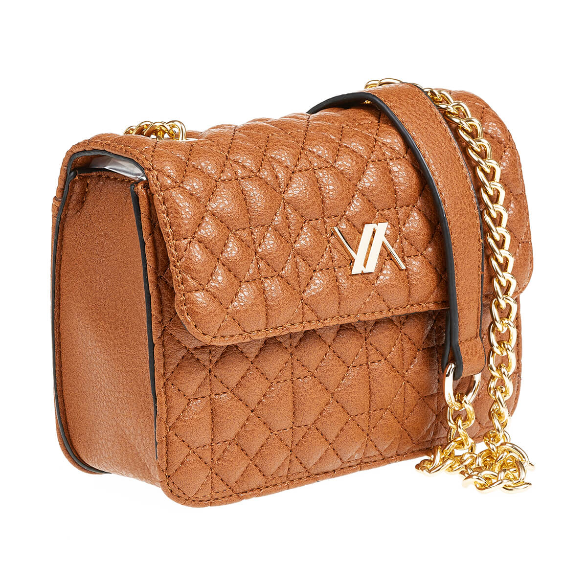 Verde Γυναικεία Τσάντα Χιαστί 16-6986 Καμηλό