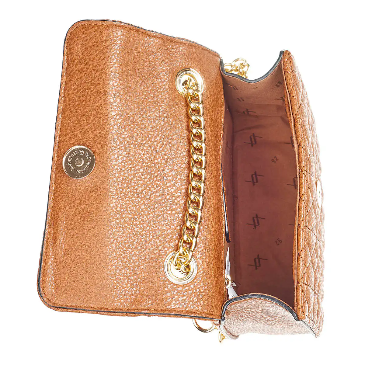 Verde Γυναικεία Τσάντα Χιαστί 16-6986 Καμηλό