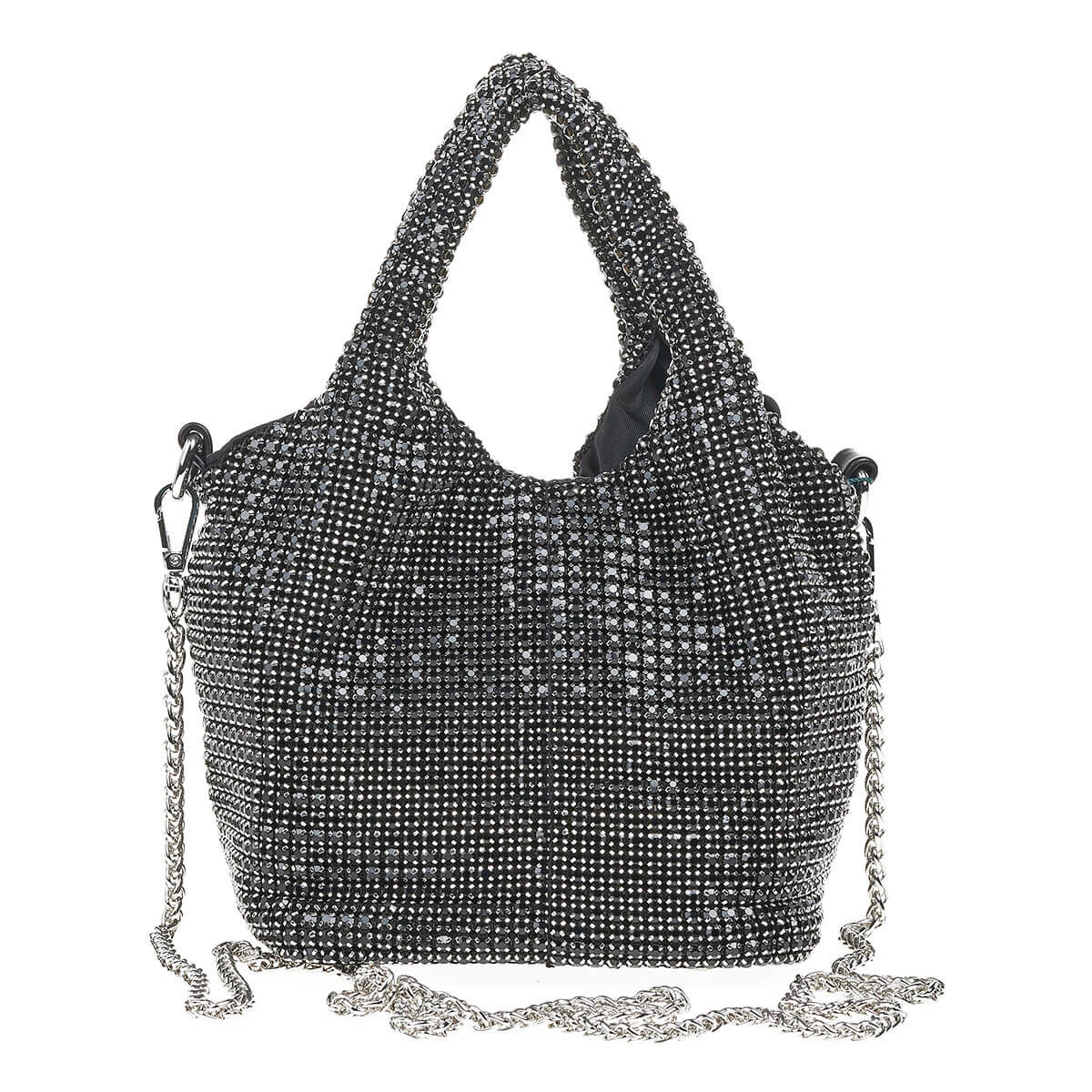 Verde Γυναικεία Τσάντα Χιαστί 16-6992 Μαύρο