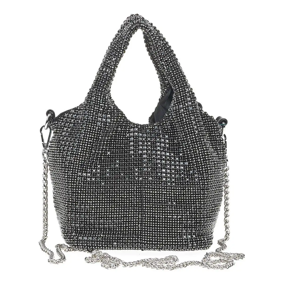 Verde Γυναικεία Τσάντα Χιαστί 16-6992 Μαύρο