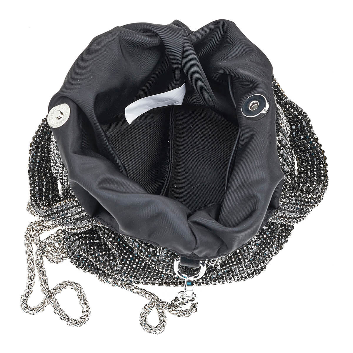 Verde Γυναικεία Τσάντα Χιαστί 16-6992 Μαύρο