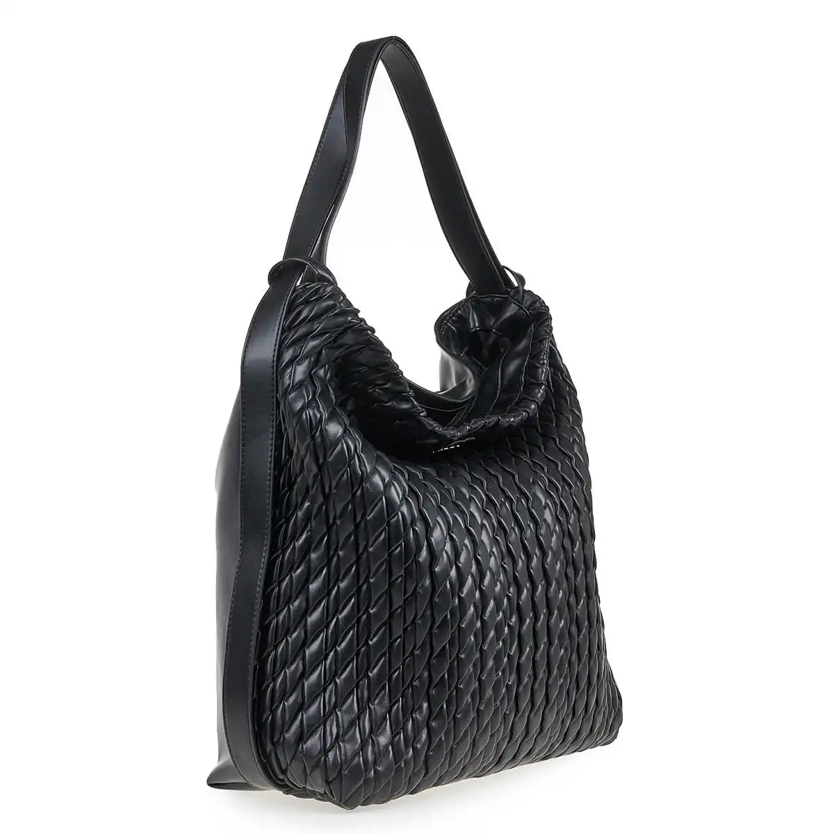 Verde Γυναικεία Τσάντα Ώμου 16-7004 Μαύρο