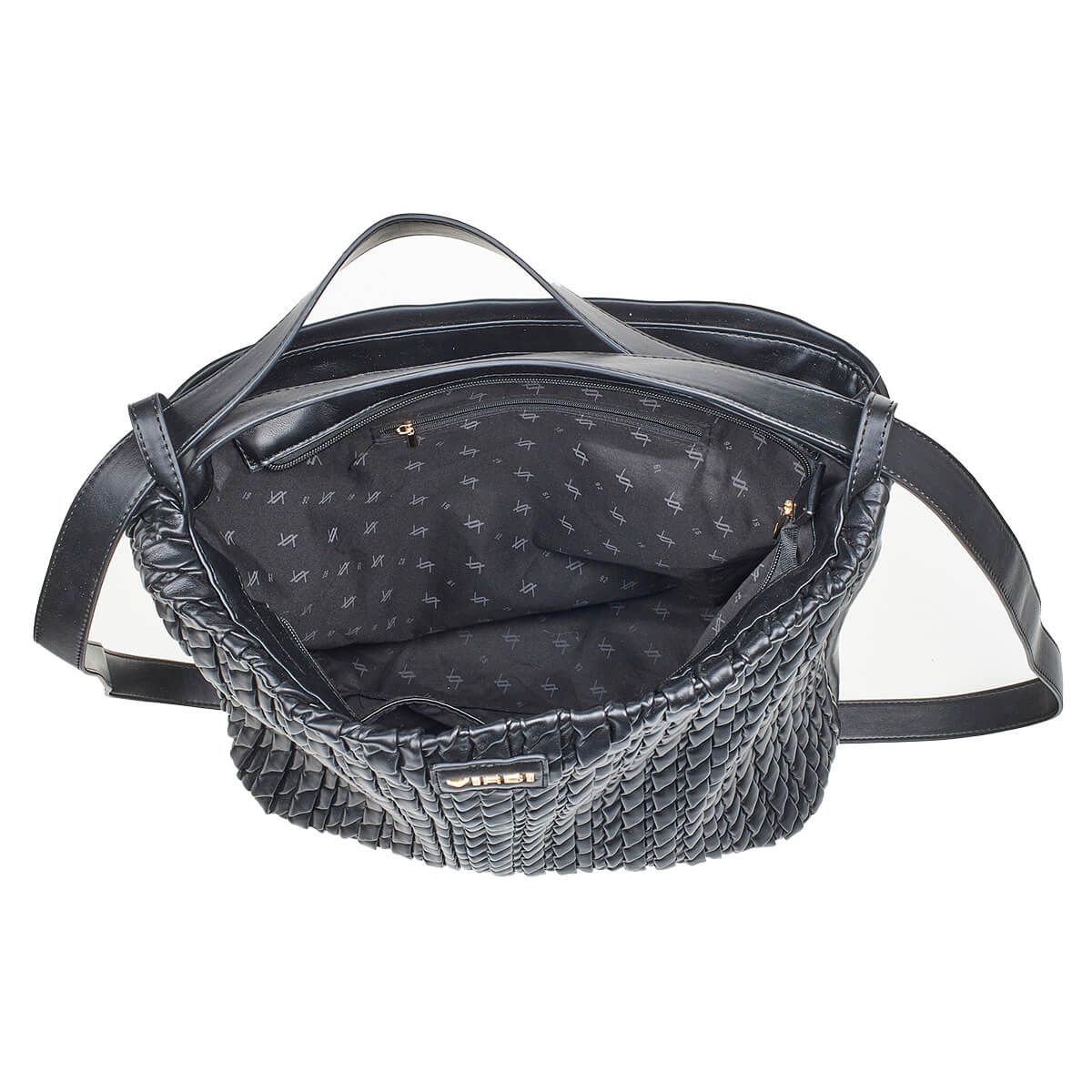 Verde Γυναικεία Τσάντα Ώμου 16-7004 Μαύρο