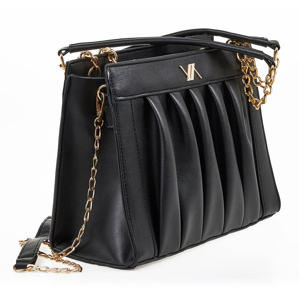 Verde Γυναικεία Τσάντα Ώμου 16-7019 Μαύρο