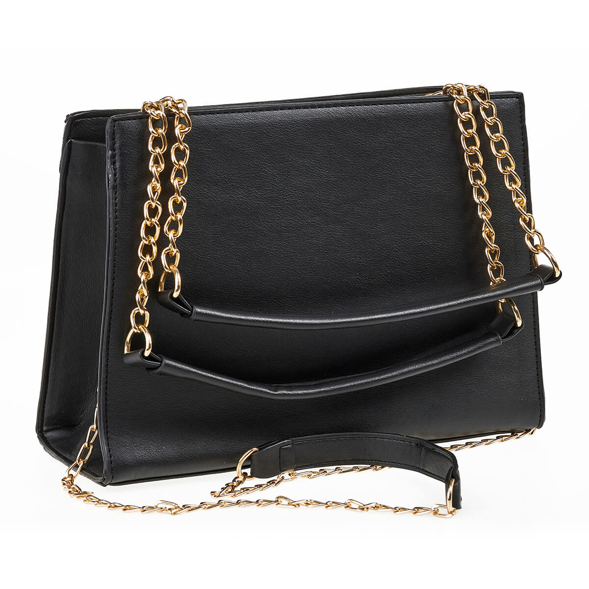 Verde Γυναικεία Τσάντα Ώμου 16-7019 Μαύρο