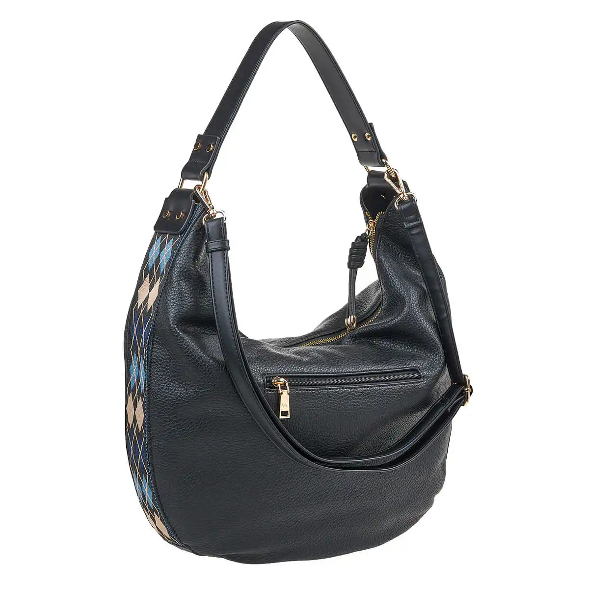 Verde Γυναικεία Τσάντα Ώμου 16-7023 Μαύρο