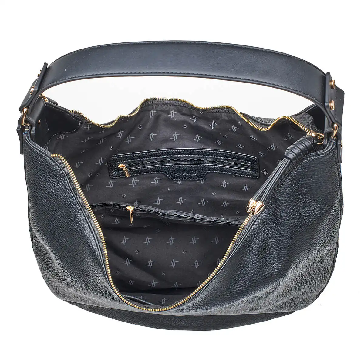 Verde Γυναικεία Τσάντα Ώμου 16-7023 Μαύρο