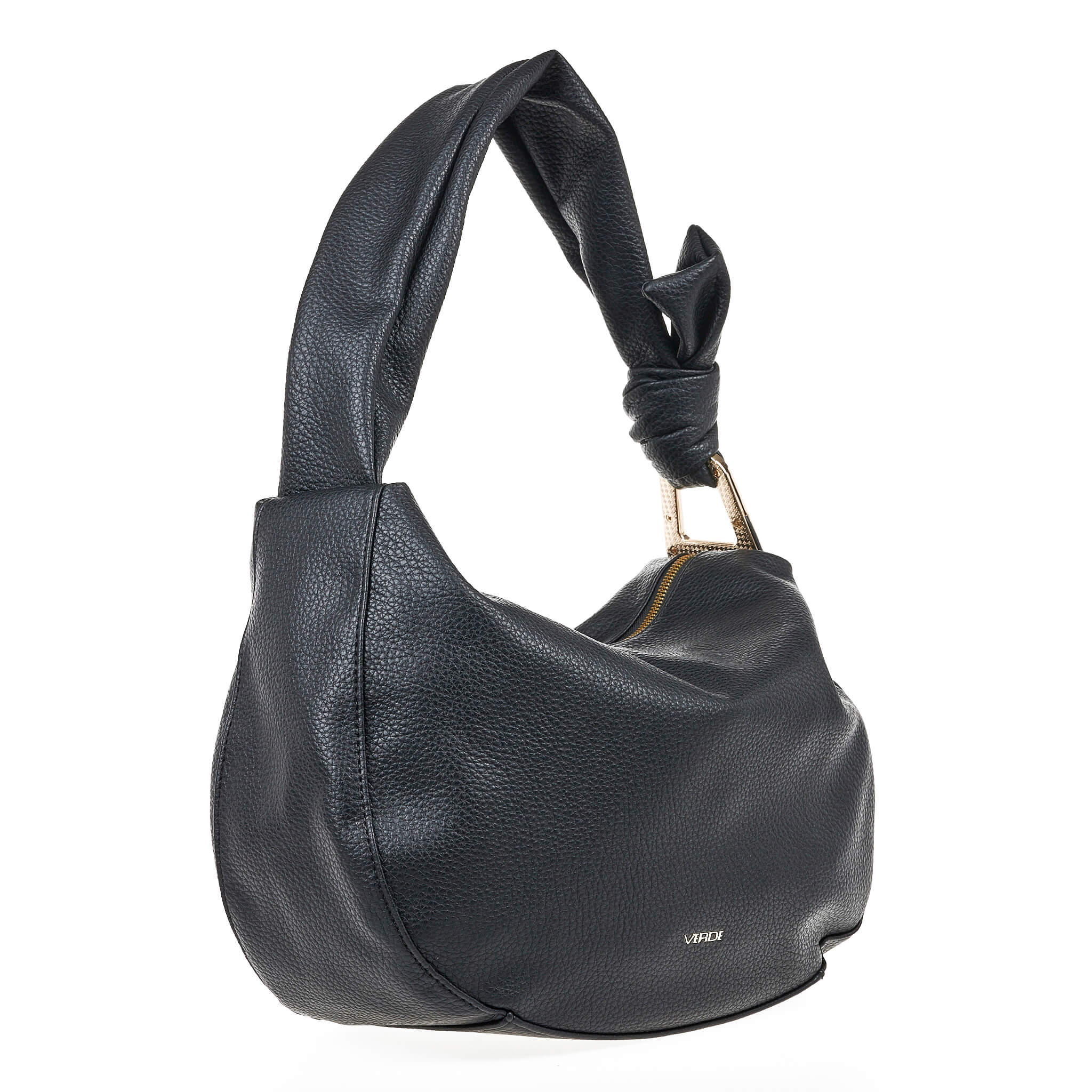 Verde Γυναικεία Τσάντα Ώμου 16-7025 Μαύρο