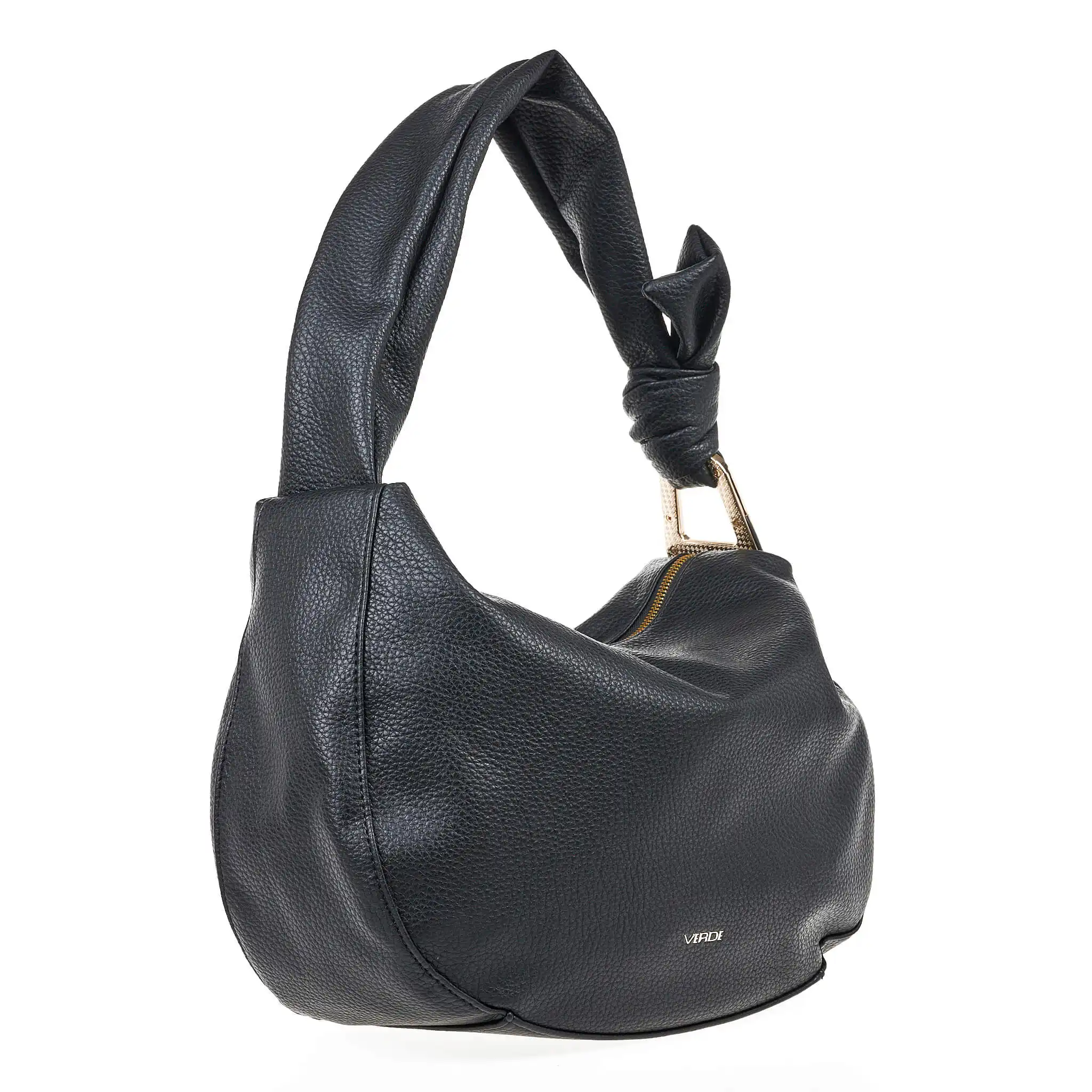 Verde Γυναικεία Τσάντα Ώμου 16-7025 Μαύρο