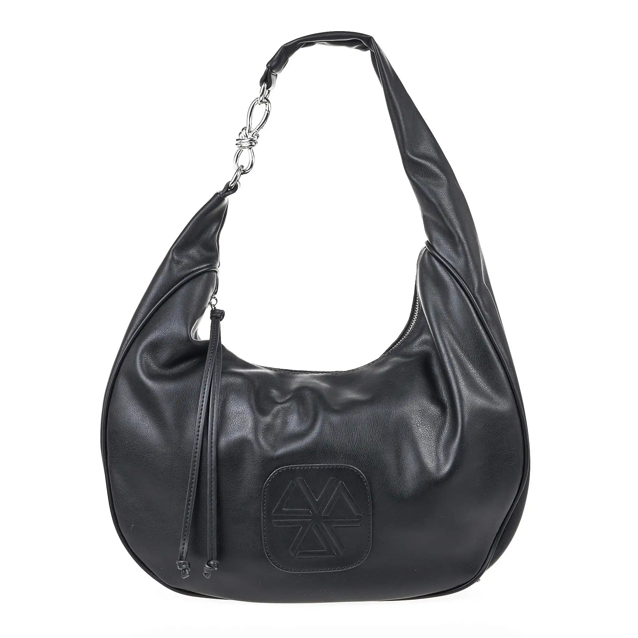 Verde Γυναικεία Τσάντα Ώμου 16-7028 Μαύρο