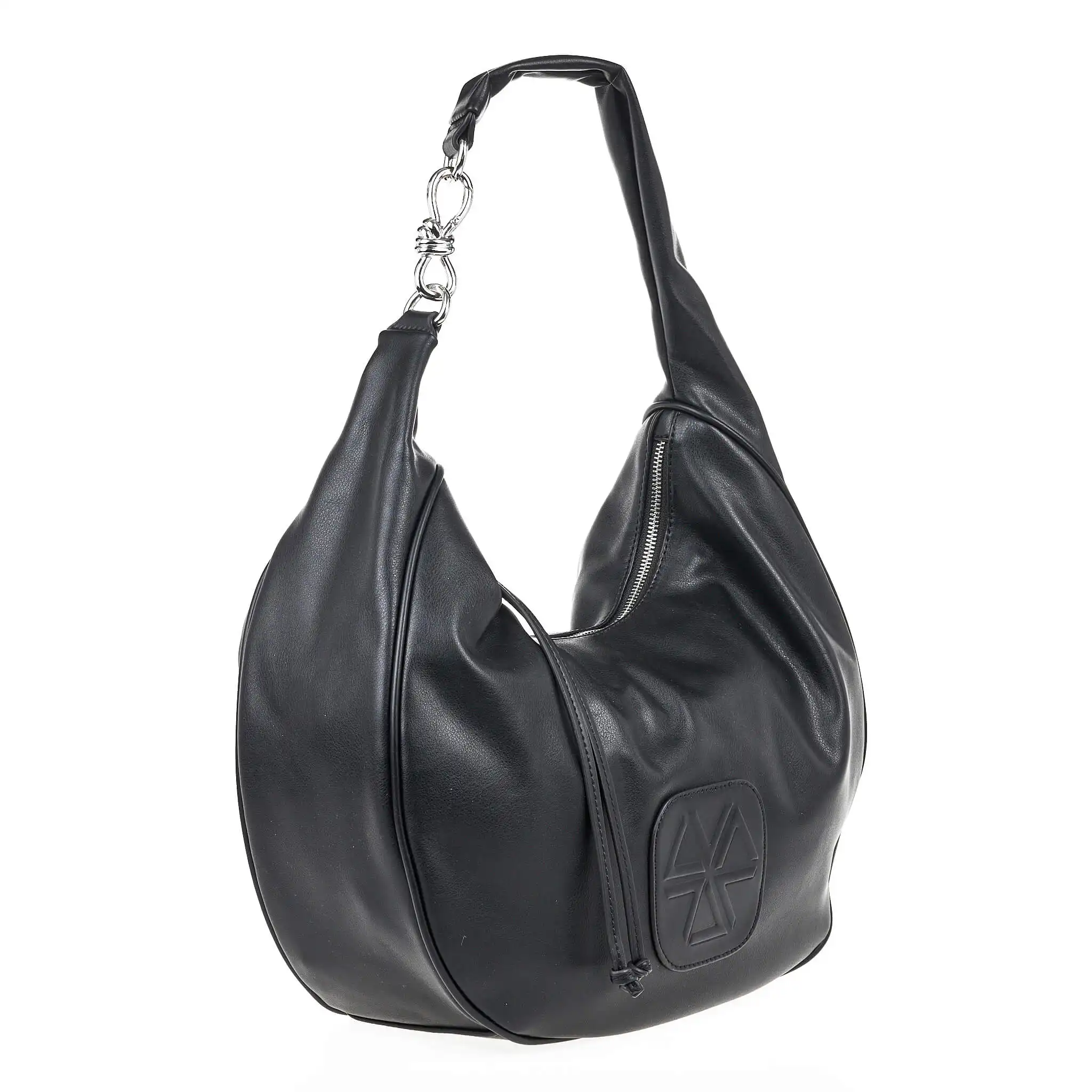 Verde Γυναικεία Τσάντα Ώμου 16-7028 Μαύρο