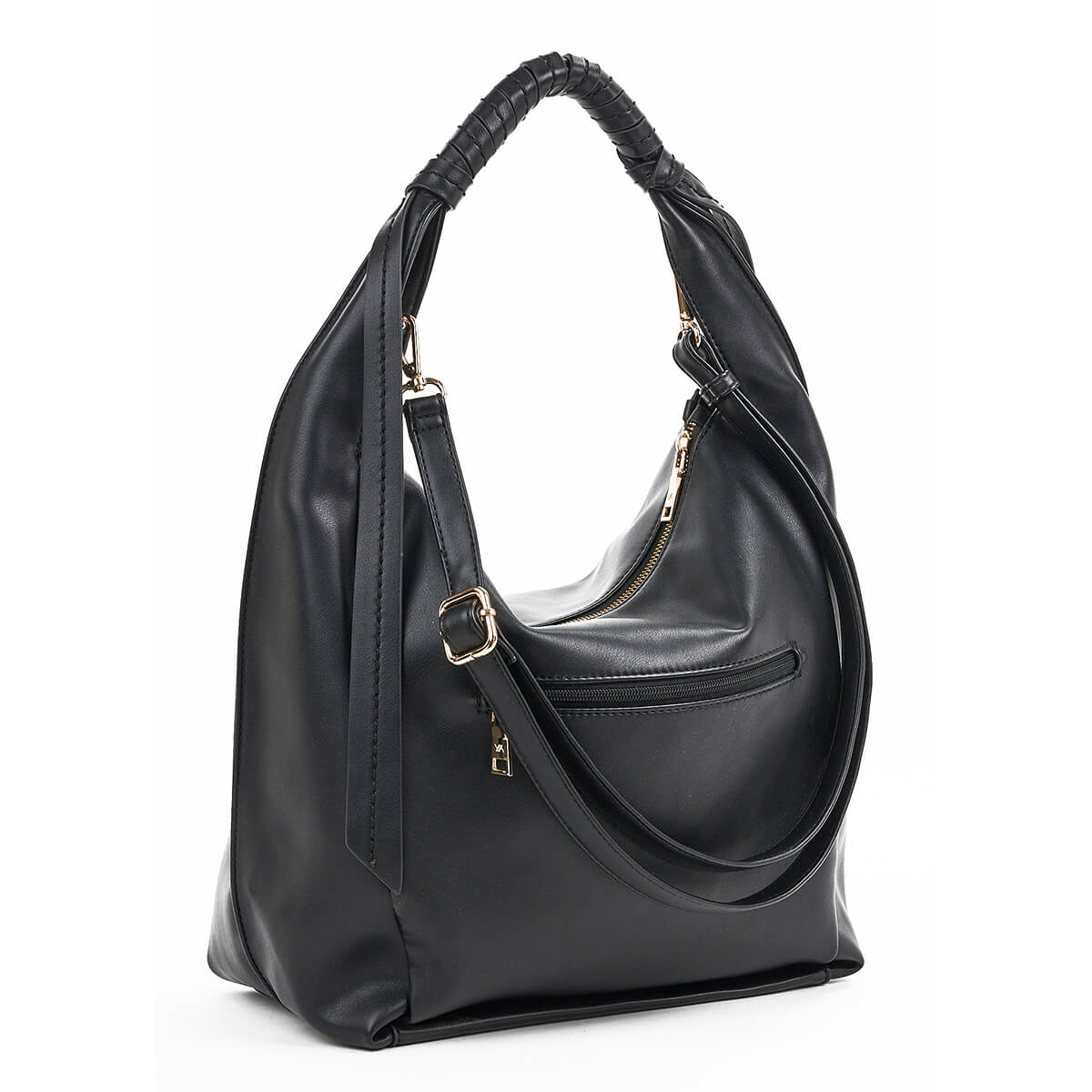 Verde Γυναικεία Τσάντα Ώμου 16-7034 Μαύρο