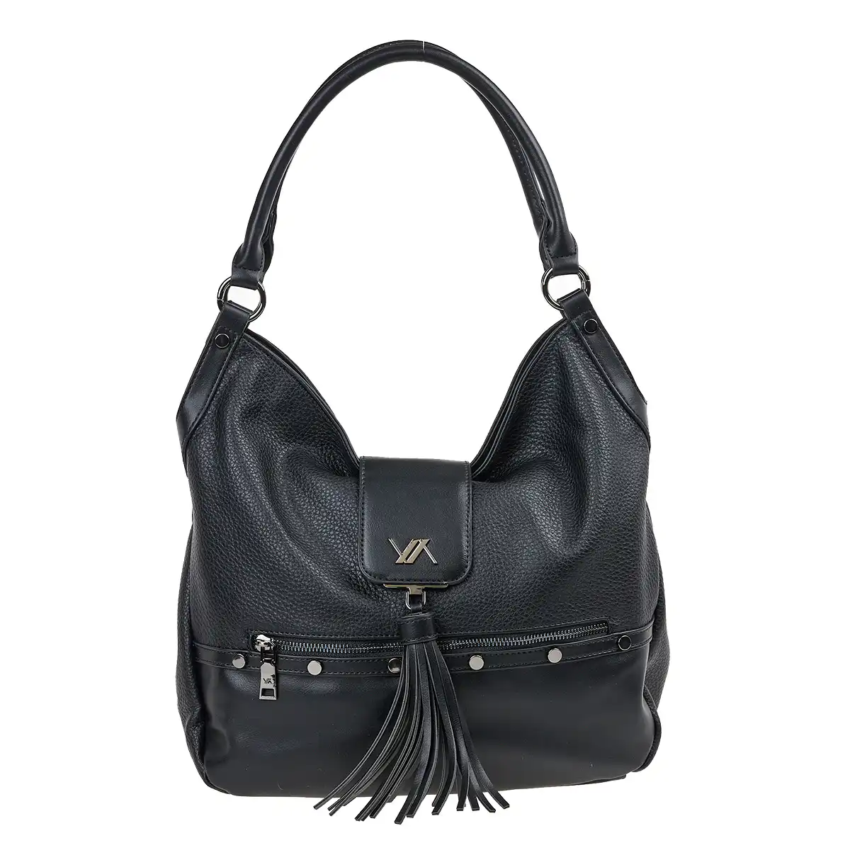 Verde Γυναικεία Τσάντα Ώμου 16-7036 Μαύρο