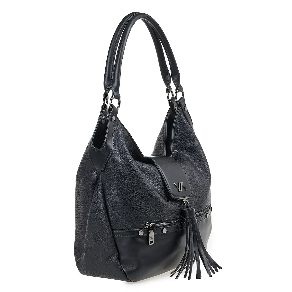 Verde Γυναικεία Τσάντα Ώμου 16-7036 Μαύρο