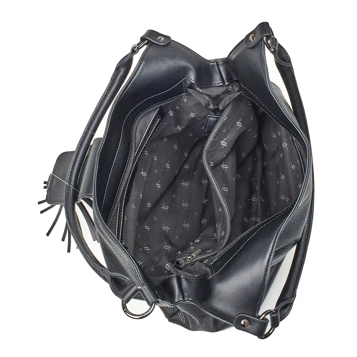 Verde Γυναικεία Τσάντα Ώμου 16-7036 Μαύρο