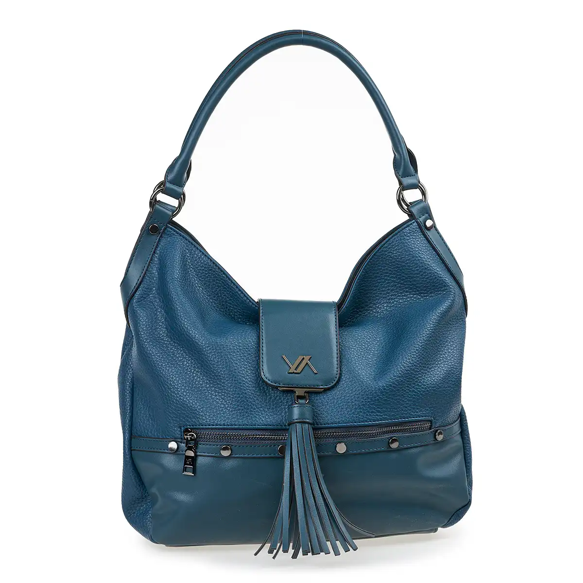 Verde Γυναικεία Τσάντα Ώμου 16-7036 Μπλε