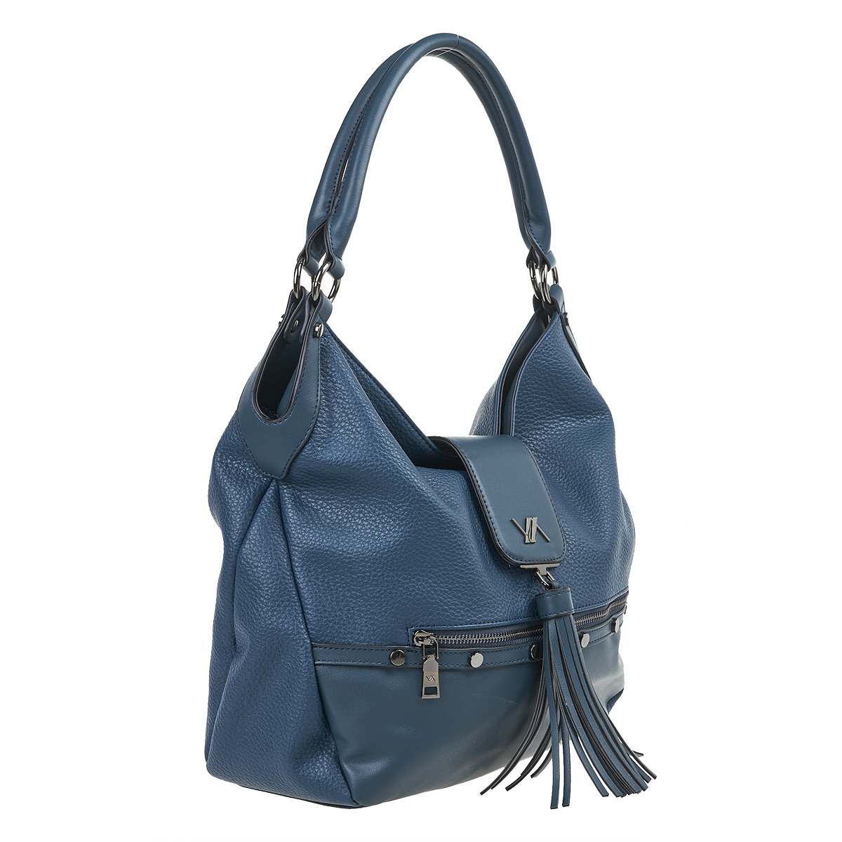 Verde Γυναικεία Τσάντα Ώμου 16-7036 Μπλε