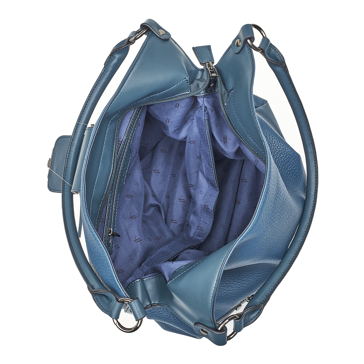 Verde Γυναικεία Τσάντα Ώμου 16-7036 Μπλε