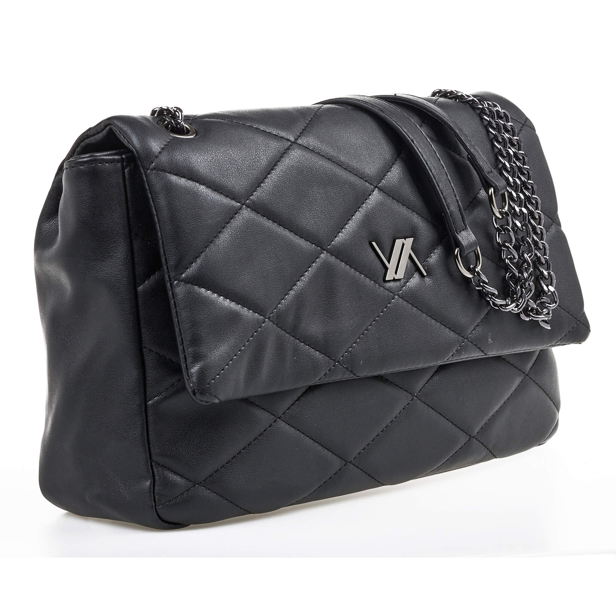 Verde Γυναικεία Τσάντα Ώμου 16-7046 Μαύρο