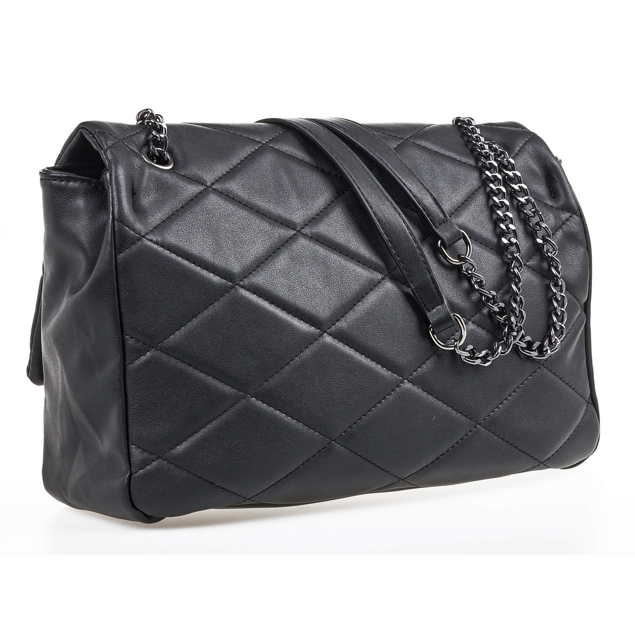 Verde Γυναικεία Τσάντα Ώμου 16-7046 Μαύρο