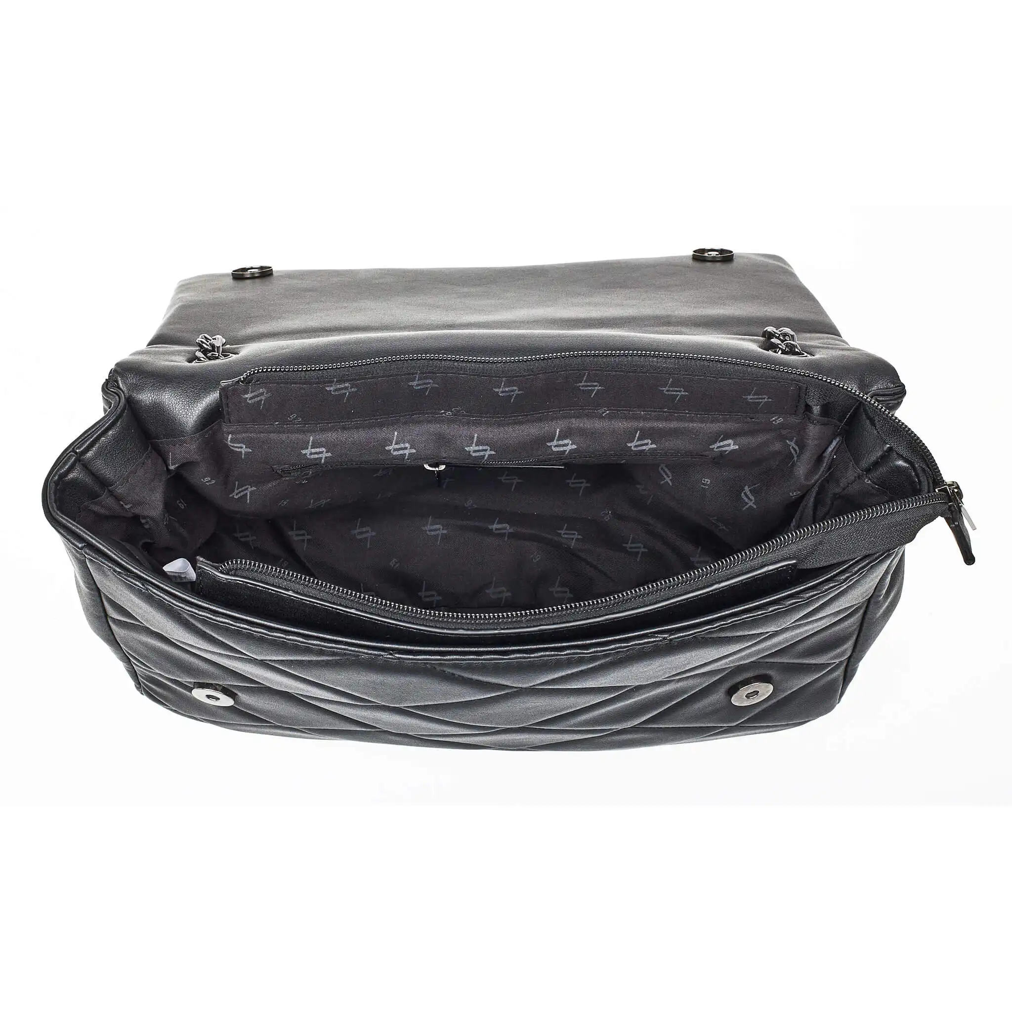 Verde Γυναικεία Τσάντα Ώμου 16-7046 Μαύρο