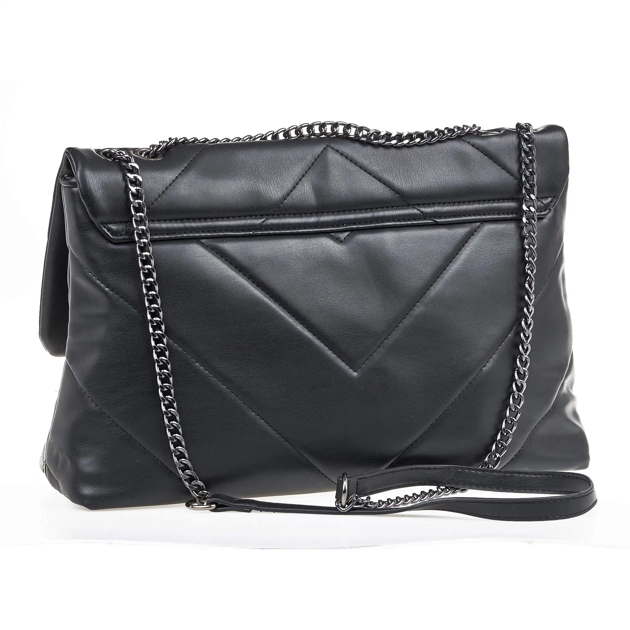 Verde Γυναικεία Τσάντα Ώμου 16-7050 Μαύρο