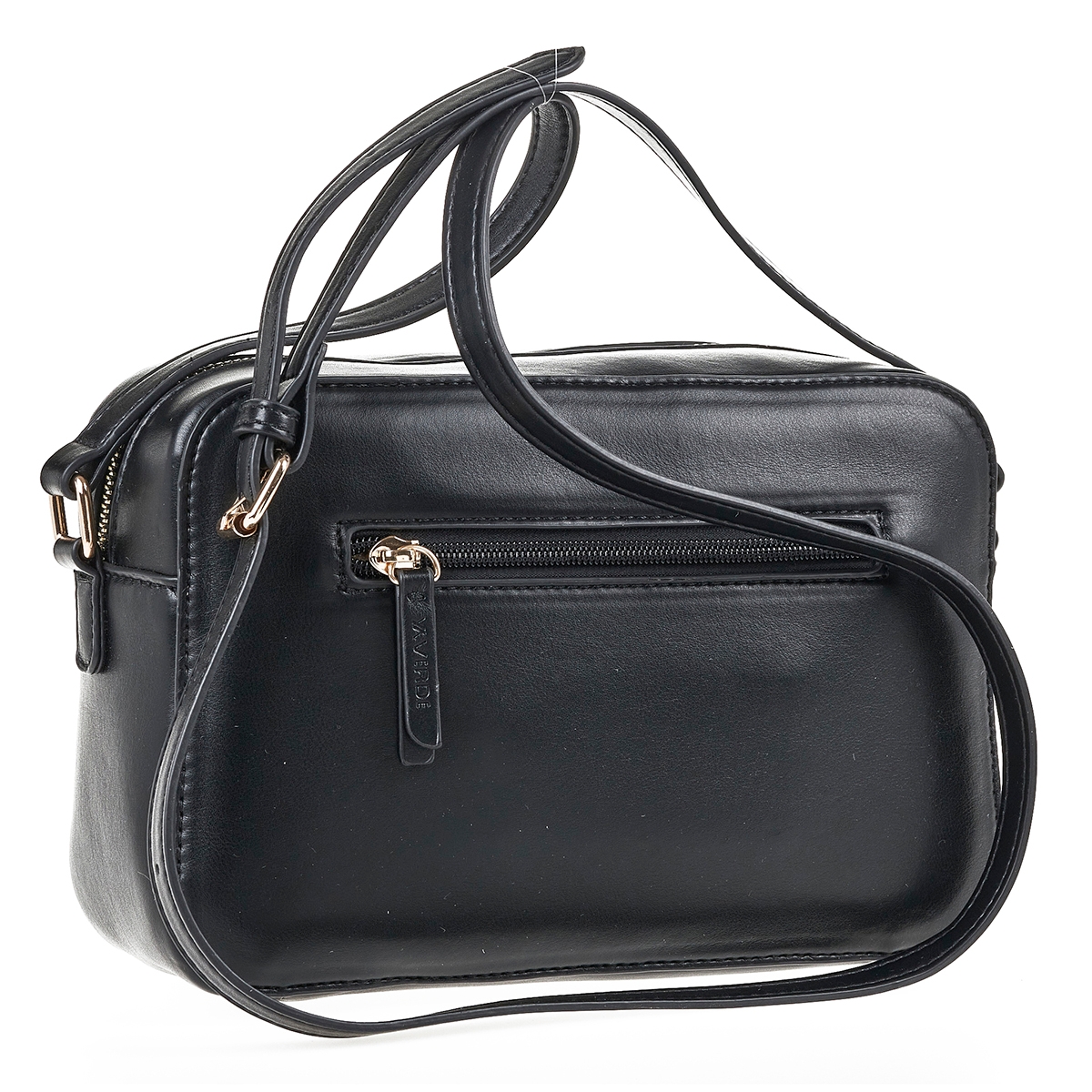 Verde Γυναικεία Τσάντα Χειρός-΄Ώμου 16-7053 Μαύρο