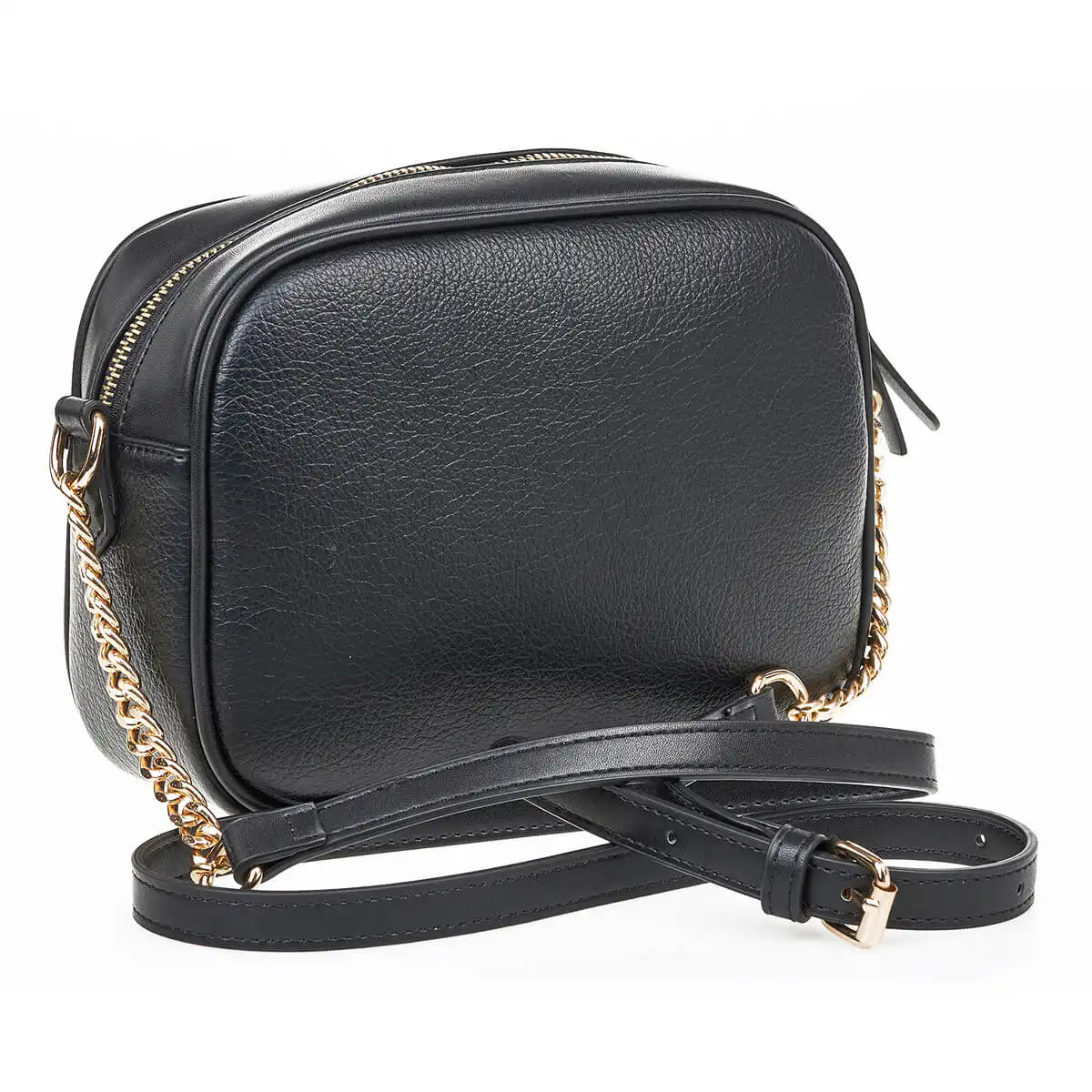 Verde Γυναικεία Τσάντα Χιαστί 16-7056 Μαύρο