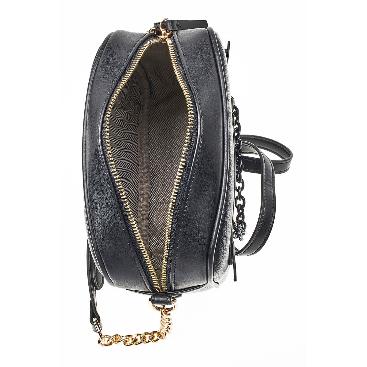 Verde Γυναικεία Τσάντα Χιαστί 16-7056 Μαύρο