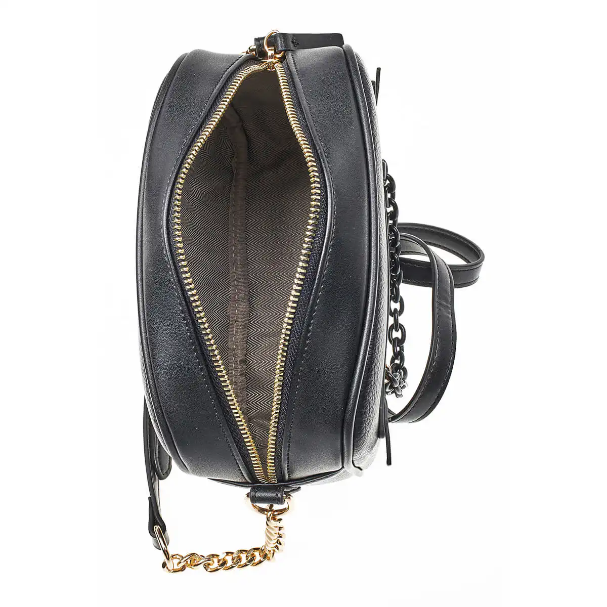 Verde Γυναικεία Τσάντα Χιαστί 16-7056 Μαύρο