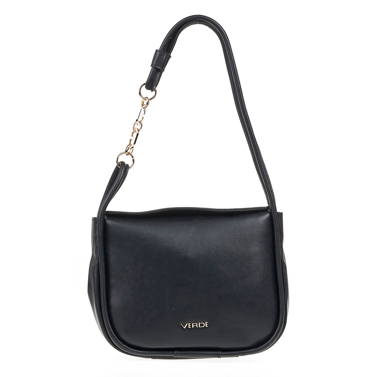 Verde Γυναικεία Τσάντα Ώμου 16-7064 Μαύρο