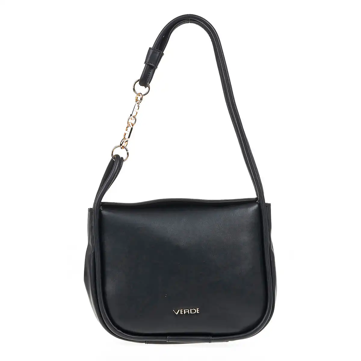 Verde Γυναικεία Τσάντα Ώμου 16-7064 Μαύρο