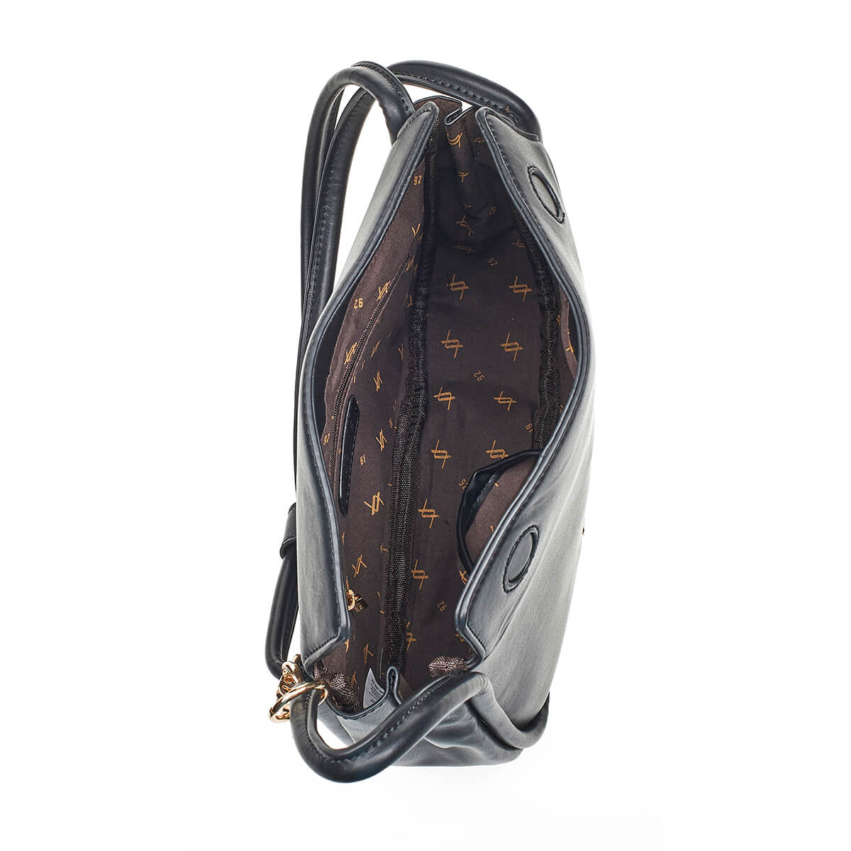 Verde Γυναικεία Τσάντα Ώμου 16-7064 Μαύρο