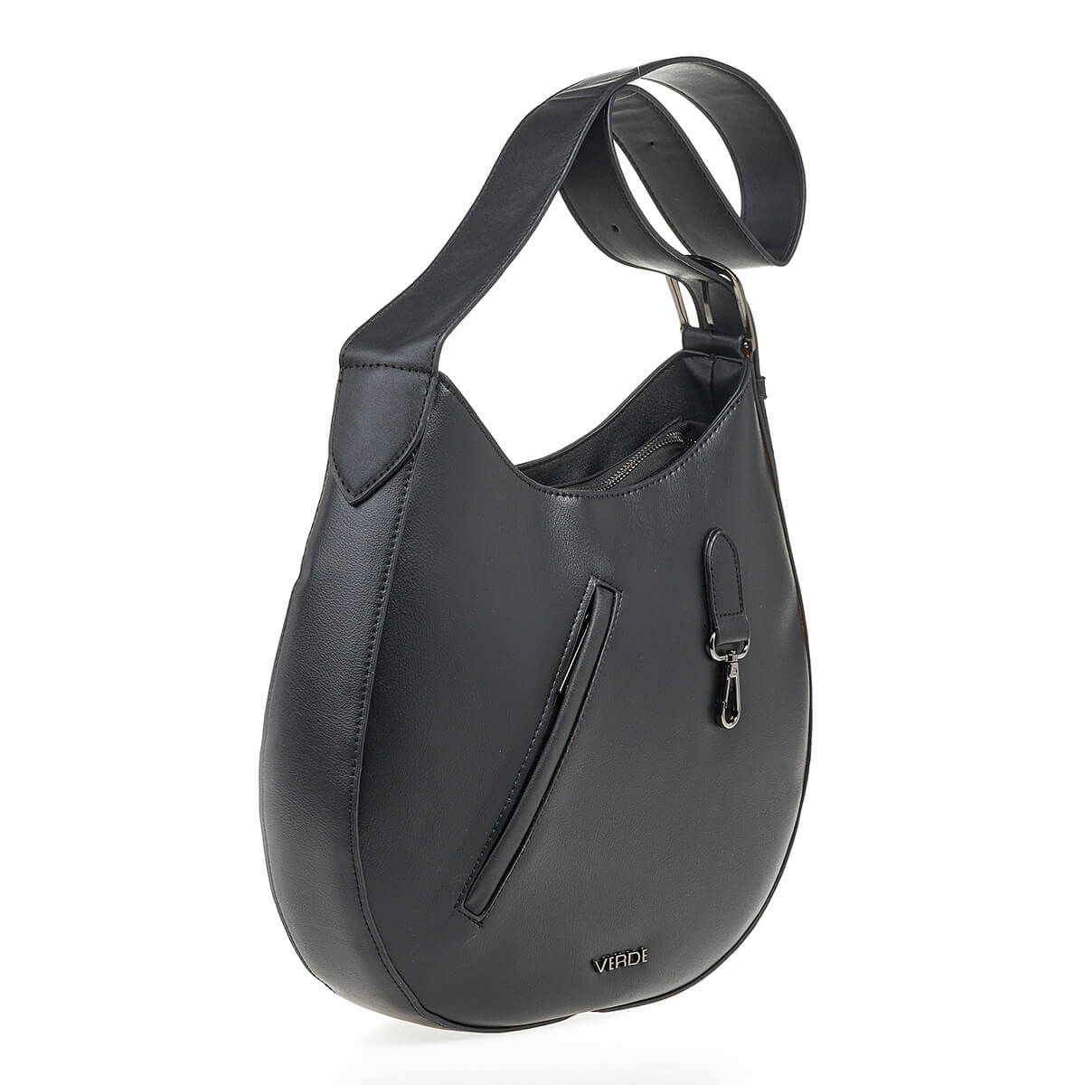 Verde Γυναικεία Τσάντα Ώμου 16-7067 Μαύρο