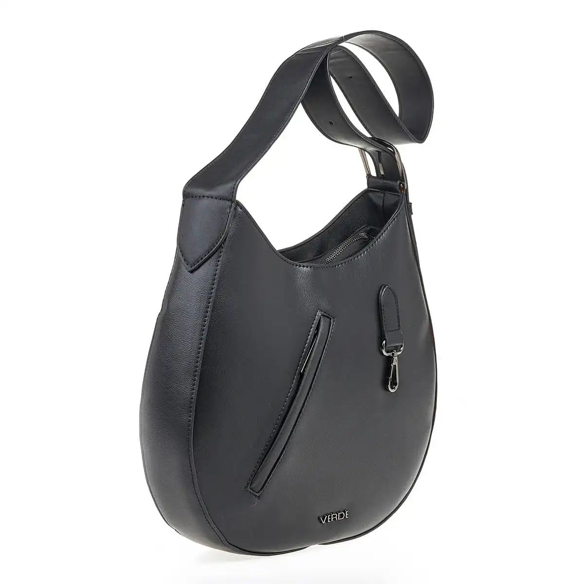 Verde Γυναικεία Τσάντα Ώμου 16-7067 Μαύρο
