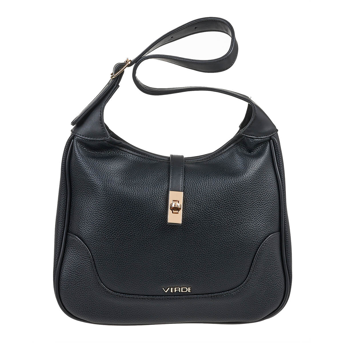 Verde Γυναικεία Τσάντα Ώμου 16-7069 Μαύρο
