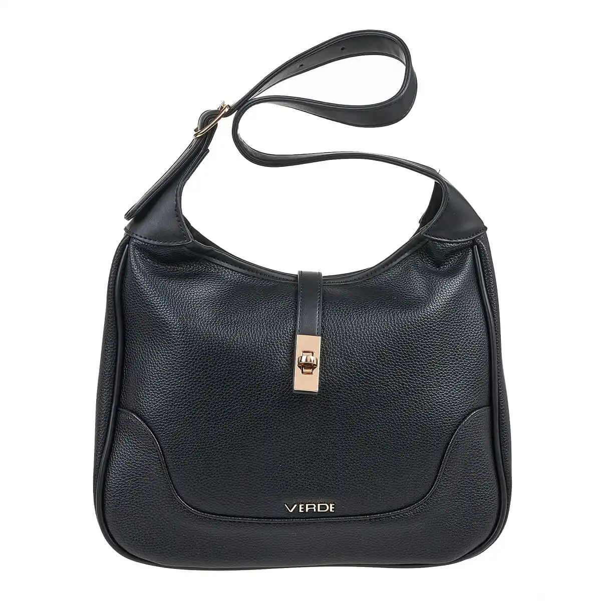 Verde Γυναικεία Τσάντα Ώμου 16-7069 Μαύρο