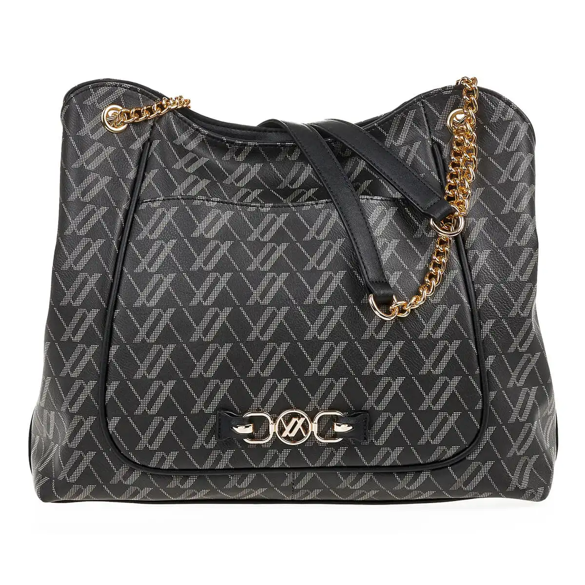 Verde Γυναικεία Τσάντα Ώμου 16-7080 Μαύρο