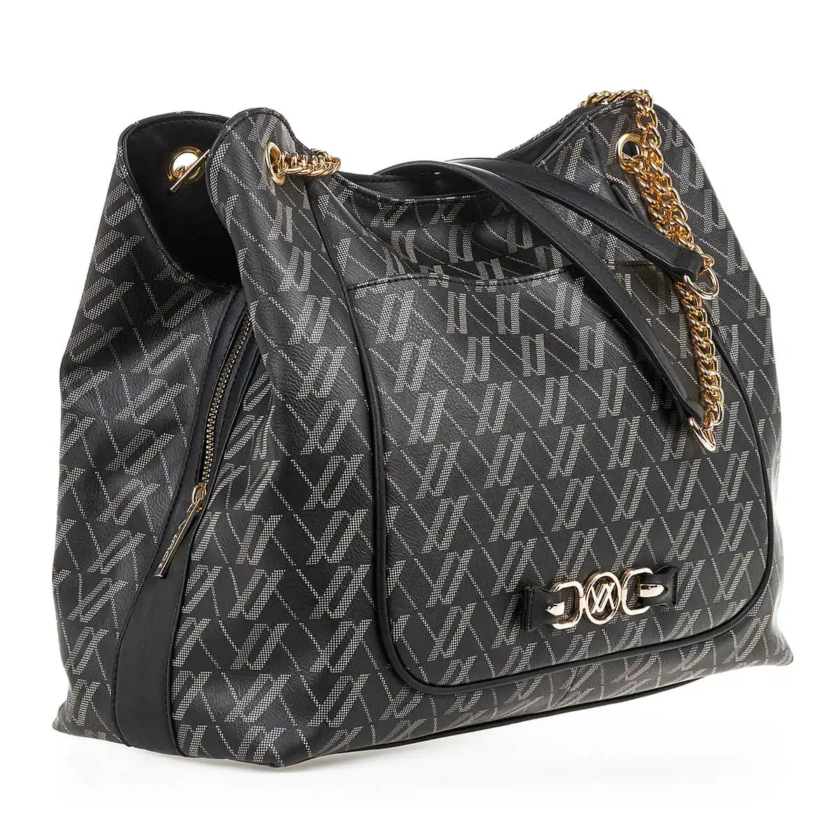 Verde Γυναικεία Τσάντα Ώμου 16-7080 Μαύρο