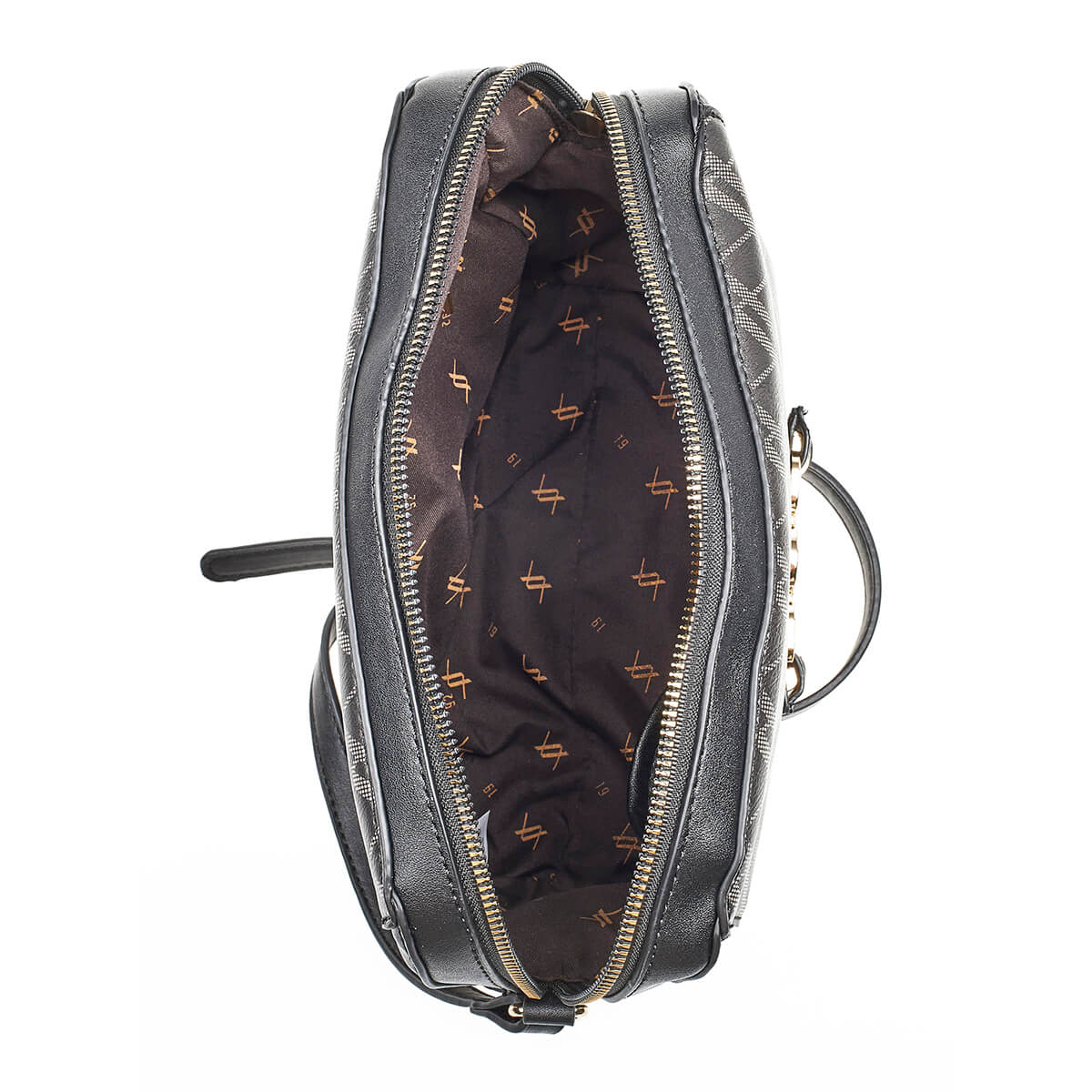 Verde Γυναικεία Τσάντα Χιαστί 16-7082 Μαύρο